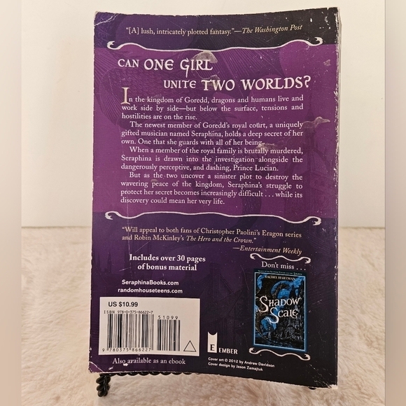 Seraphina Rachel Hartman  Can one girl unite two worlds? Kids Toy Book - Picture 6 of 12